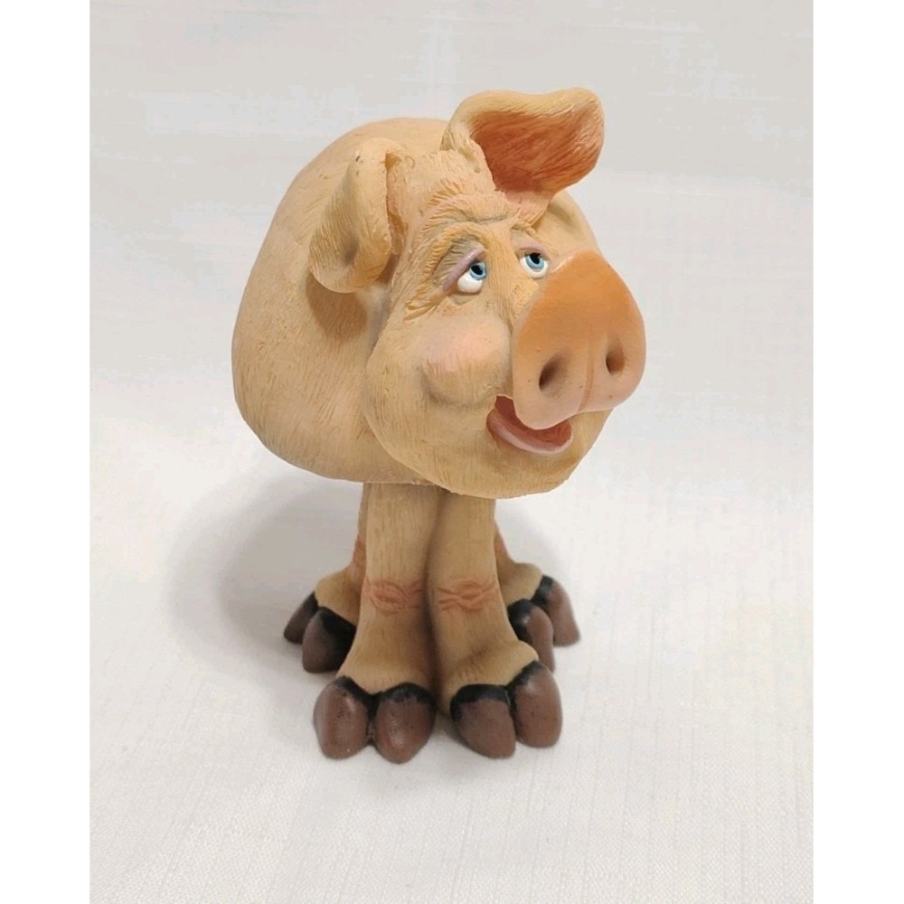 Russ Bobble Bods Prudence The Pig Signed Douglas Bobblehead Doug Harris Figure